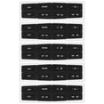 thumbnail image 3 of 5 Pcs Steering Wheel Button Repair Decals Stickers Compatible With Ford Mustang 2011 2012 Auto Steering Wheel Repair Sticker Kit Car Interior Decals, 3 of 8