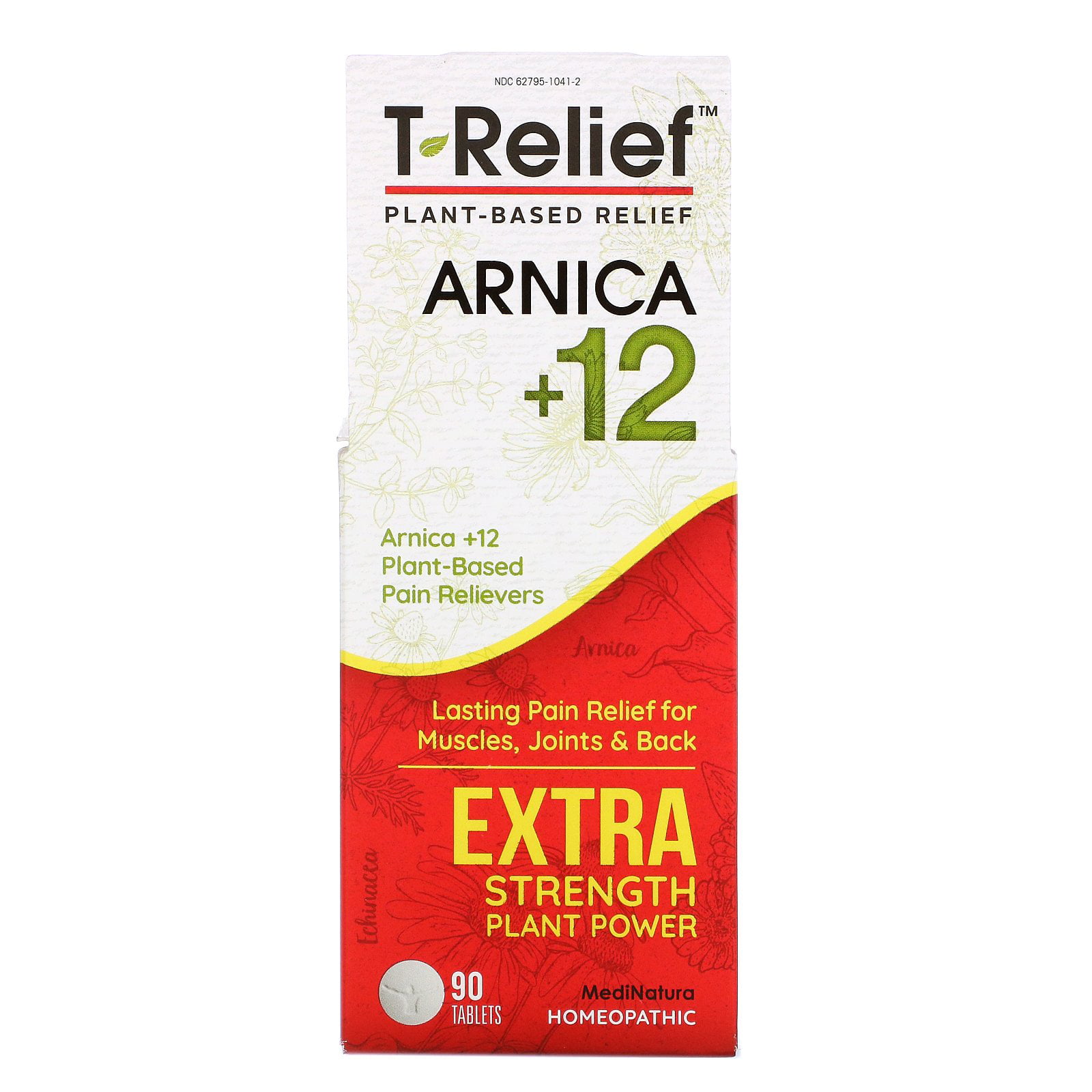 MediNatura T-Relief, Arnica + 12, Extra Strength, 90 Tablets - Walmart