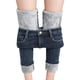 thumbnail image 4 of Prolriy - Vaqueros con forro polar para mujer, jeggings térmicos de forro polar, leggings elásticos de cintura alta, leggings ajustados y cálidos, pantalones vaqueros rectos para mujer, pantalones, 4 of 7
