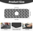 thumbnail image 2 of Sikiie Ying Yang Checkered Splash Guard for Sink Faucet-1 PC Super Absorbent Fast Drying Mat Sink Gadgets-Splash Guard for Kitchen, Sink Mat, 2 of 7