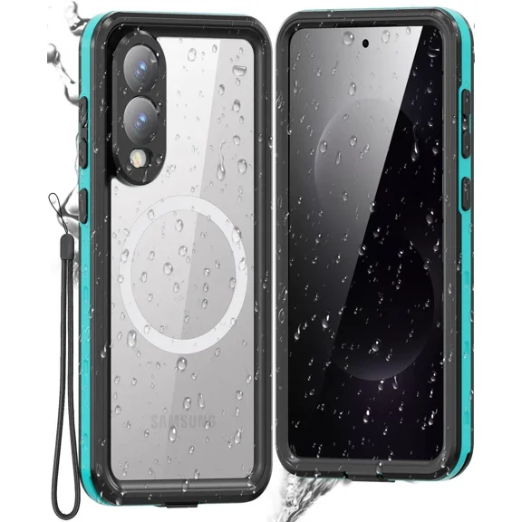 for Samsung Galaxy S25 Edge Case Waterproof [Fit for MagSafe] 360° Full Body Rugged Shockproof Case for S25 Edge 6.7" [IP68 Underwater][Built-in Screen Protector & Lens Protector]