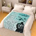 thumbnail image 4 of to My Wife Blanket, Best Gift for Your Life Partner with Quotes, Gift for Wife, Valentine's Day Gifts, Birthday Gift, for Wife, Supersoft and Cozy Blanket (60" X 80") (BK4142NC), 4 of 5
