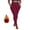 Wine, variant on Naittoop Fleece Leggings for Women High Waisted Thick Thermal Soft Pants Running Belly Control Warm Leggings for Winter