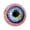 Blue eyes, variant on Realistic Bloodshot Resin Eyeball Gothic Ornament, Macabre Horror Eye Sculpture, Spooky Scary Desk Display Decor for Halloween Party, Gothic Home Office & Oddity Collection Prop