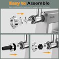 thumbnail image 4 of Facelle Electric Meat Grinder for Home Use, Mincer Machine with Stainless Steel Blades & 3 Grinding Plates,Sausage Stuffer & Kubbe Kit, Food Grinder, 4 of 8