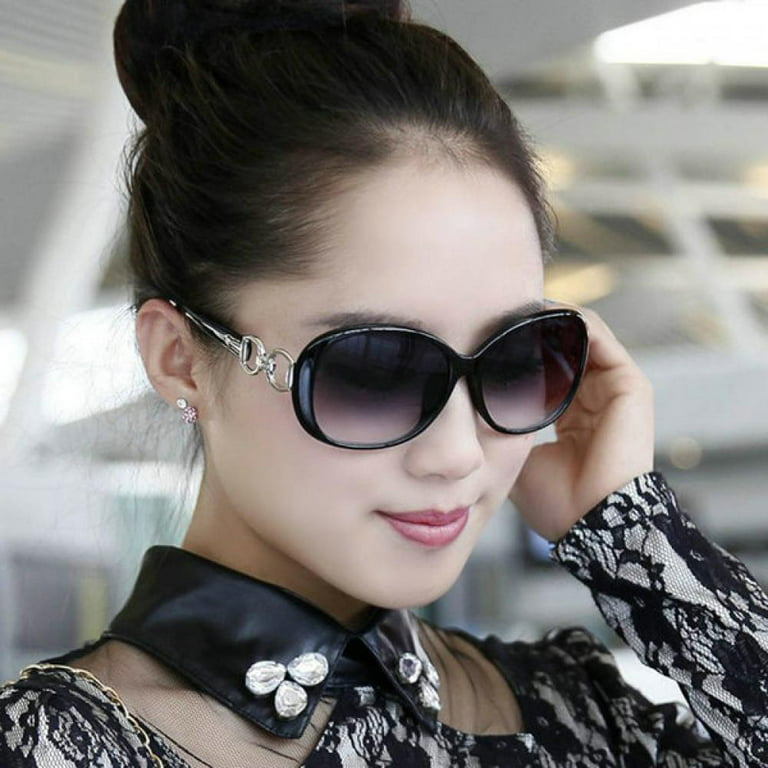 Oval Eye Polarizer Eyewear Women Sun Glasses UVA/UVB Protection Sunglasses  Fashion Vintage Style Clothes Accessories