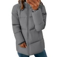 thumbnail image 2 of Pyhlmscde Women's Comfort with Hood Thick Cotton Coat, Puffer Jacket Womens, Winter Coats for Women, Winter Clothes for Women, 2 of 5