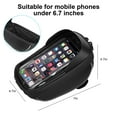 thumbnail image 2 of Bike Phone Mount Bag, TSV Bike Waterproof Front Frame Bag with Bicycle Accessories Sensitive Touch Screen Compatible with iPhone 11 12 Pro Max XR XS Samsung Note Plus Large Size, 2 of 6