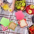 thumbnail image 4 of 4pcs Plastic Bread Toast Storage Box Clamshell-type Bento Holder Practical Food Container, 4 of 8