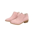 thumbnail image 3 of Wazshop Women Chelsea Boot Mid Top Short Bootie Slip On Ankle Boots Nonslip Round Toe Shoes Ladies Waterproof Breathable Pink 8.5, 3 of 9