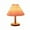 Coffee, variant on TaTaai 1Pcs Table Lamp for Bedroom - 3 Way Dimmable Nightstand Lamp with Sector Fabric Shade for Living Room Office Dorm,Solid Wood