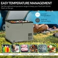 thumbnail image 3 of Whynter 65 Quart Portable Fridge/Freezer, Stainless Steel, 3 of 8