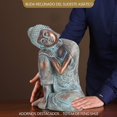 thumbnail image 4 of Estatua de Buda decorativa de estilo del sudeste asiático, estatuas de Buda pintadas a mano, esculturas, decoración de meditación, zen y yoga, decoración hindú y del este de Asia (n.º 1), 4 of 5