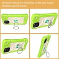 thumbnail image 2 of KOMI 12 Pro Max Étui de Protection, Silicone Antichoc Double Couche Support Anneau Armure Compatible avec iPhone 12 Pro Max Vert, 2 of 5