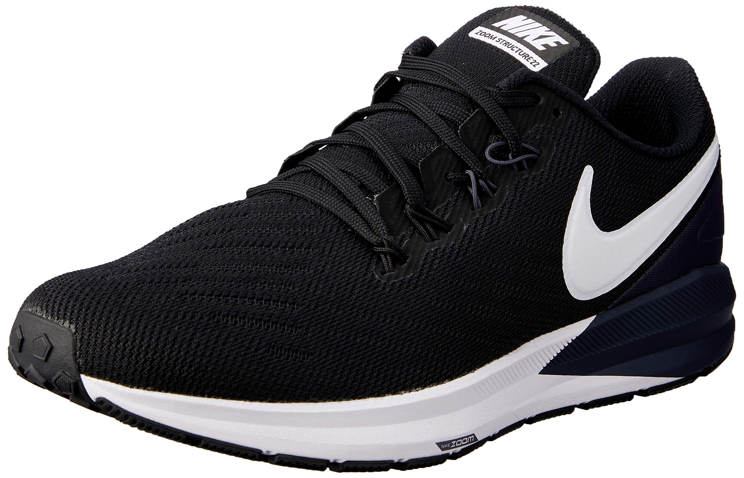 Clip vlinder niezen club Nike AA1636-002: Men's Air Zoom Structure 22 Black/Gridiron/White Running  Shoe (12.5 D(M) US Men) - Walmart.com