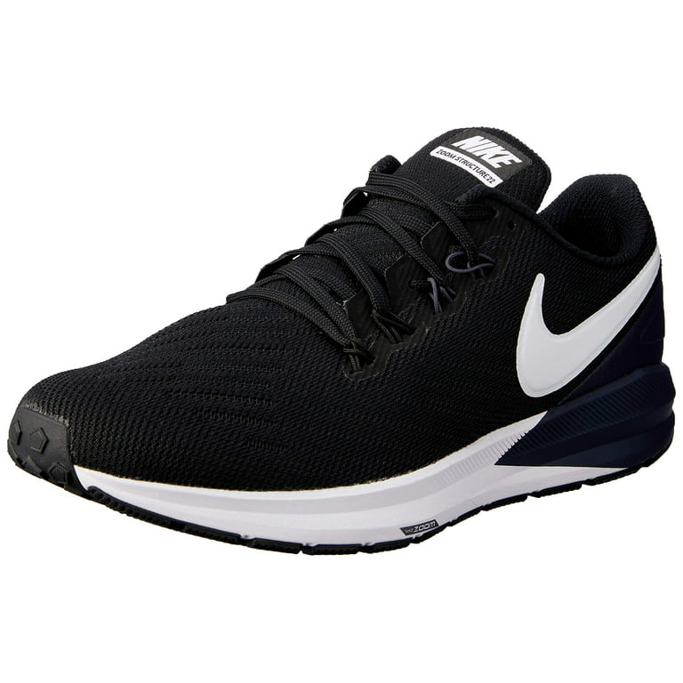 Clip vlinder niezen club Nike AA1636-002: Men's Air Zoom Structure 22 Black/Gridiron/White Running  Shoe (12.5 D(M) US Men) - Walmart.com