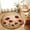 Red, variant on Small Round Rug 3Ft, Red Poppy Flowers Non-Slip Washable Circle Rugs Carpet, Vintage Country Floral Plant Indoor Outdoor Rug Floor Mats Throw Runner for Bedroom Living Room Bathroom