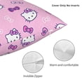 thumbnail image 3 of Hello Kitty Pillow Cover, Square Throw Pillow Cases For Couch Sofa Bed Living Room,Home Decorative, 24"X24", 3 of 9
