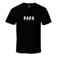 thumbnail image 2 of Papa Statement T-Shirt - Black/White - Men's, 2 of 4