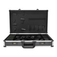 thumbnail image 6 of Large Makeup Case Portable Mobile Barber Station Hair Stylist Case Barber Stylist Suitcase Barber Tool Carrying Case Organizer with Code Lock Integrated Design, 6 of 13