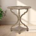 thumbnail image 2 of End Table Living Room, Rustic Farmhouse Accent Table With Natural Tray Top, Handcrafted Finish, Modern, Natural, 2 of 5