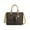 Olive Mustard, variant on Julia Vegan Leather Color-Block Women’s Crossbody Satchel Handbag by Mia K. - Pewter Black