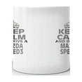 thumbnail image 3 of MAZDA MAZDASPEED3 Keep Calm and DriveCoffee Tea Ceramic Mug Office Work Cup Gift 11 oz, 3 of 3