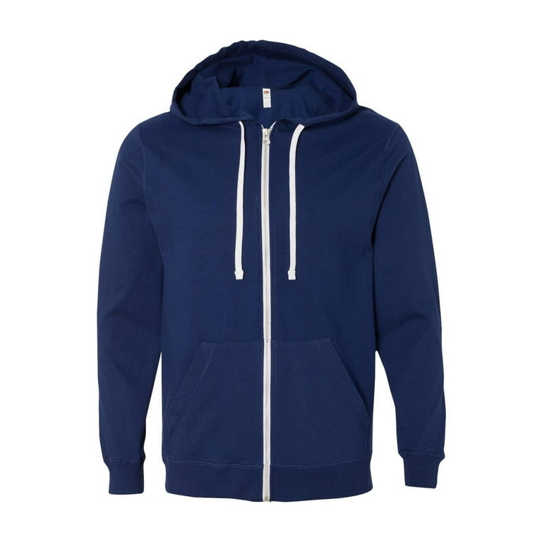Fruit of the loom Men s and Big Men s Soft Jersey Full Zip Hooded Jacket Walmart