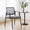 Gray, variant on Spaco Mesh Back Stacking Arm Chairs, High - density Fabric Cushions, Breathable Mesh Back, 2 Pack Gray