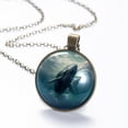 thumbnail image 6 of Whale Necklace Personalized Custom Photo Round Pendant Adjustable Stainless Steel Necklaces with Gift Box for Men Women Mothers Valentine's Jewelry Gift, 6 of 6