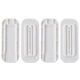 thumbnail image 1 of 4 unids/set montaje en pared autoadhesivo hebilla de tira de alimentación sin punzón fijador de enchufe para adaptador de salida (blanco) kaili Sencillez, 1 of 4