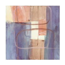 Trademark Fine Art 'Passage II Blush Purple' Canvas Art by Mike Schick