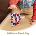 thumbnail image 4 of Phenofice 1 Set Kids Learning Clock Model Multi Time Recognition for Teachers Home Education, 4 of 8