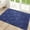 Navy Blue, variant on Buganda Indoor Doormats, Absorbent Trapper Dirt Door Mats, Non Slip Low Profile Inside Doormats for Entryway, 20x32, Navy Blue
