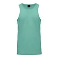 thumbnail image 3 of G-Style USA Men's Straight Hem Long Length Tank Top TT60 - Mint - 2X-Large, 3 of 7