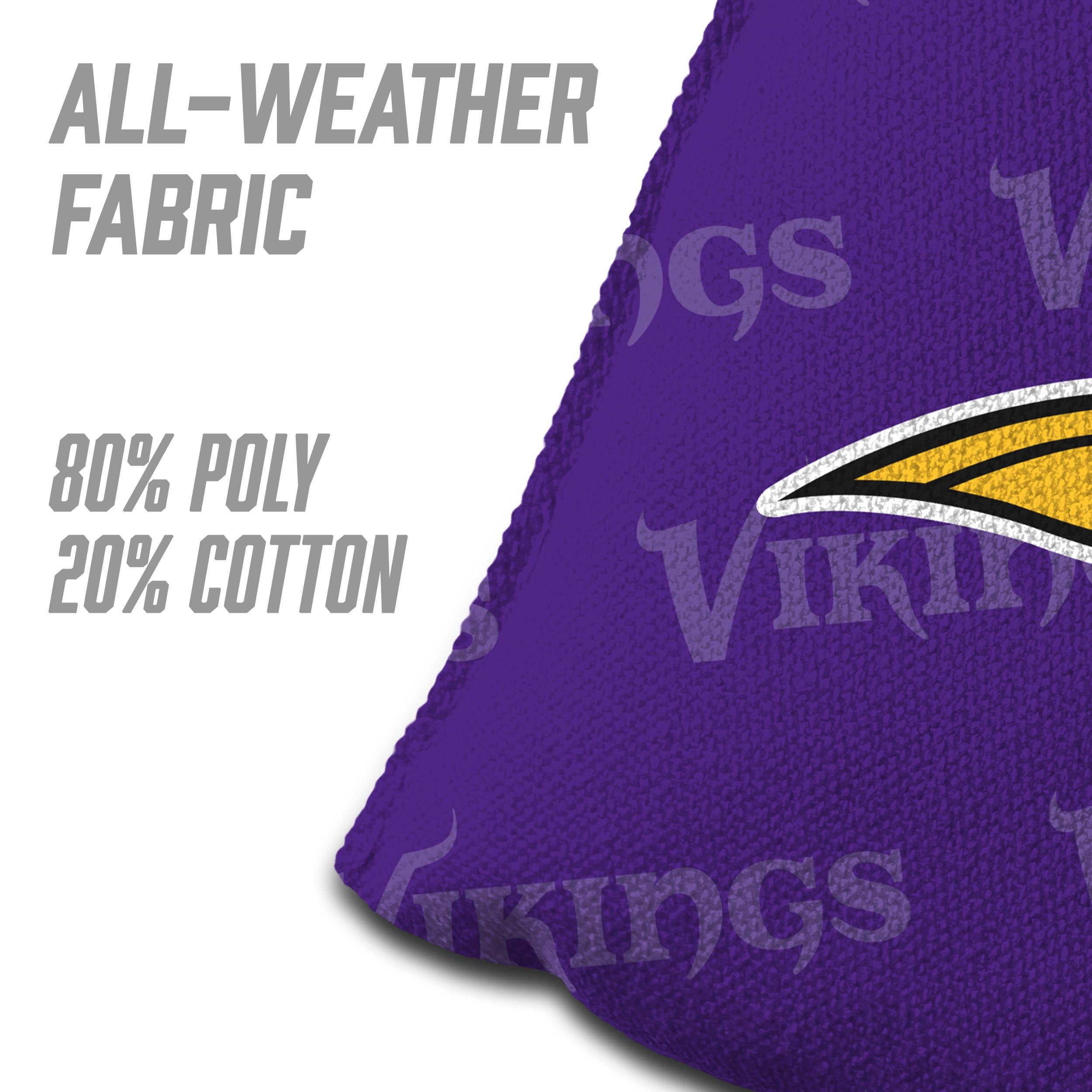 NFL Minnesota Vikings Cornhole Bags - 4PK - Purple