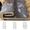 thumbnail image 4 of Maxyoyo Extra Thick Futon Floor Mattress, Padded Japanese Folding Roll Up Mattress Sleeping Pad, Foldable Camping Portable Mattress Shikibuton, 4 of 8