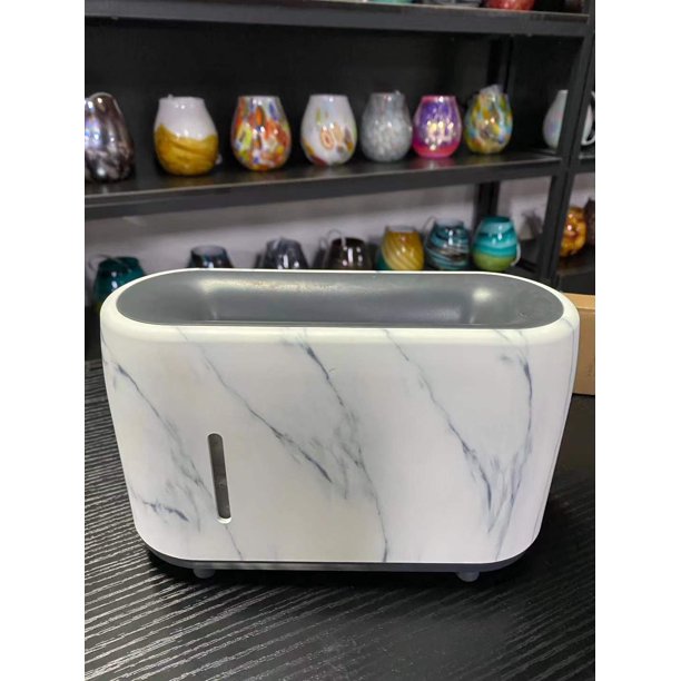 Humidificador de aromaterapia con llama, difusor de aceites esenciales con simulación de llama, humidificador de aire ultrasónico con luces LED
