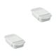 thumbnail image 4 of Caja de Almacenamiento Bewildely Plástico Grado Alimenticio Talla Pequeña 350ML 2Conjunto, 4 of 6