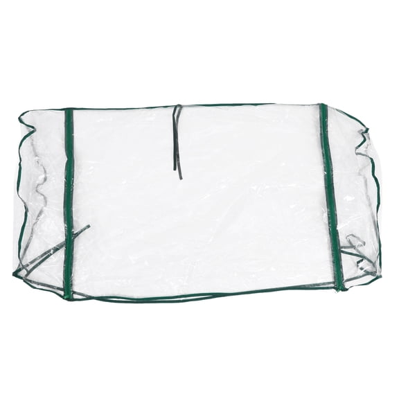 Raindrops Mini Greenhouse Plant Cover with Transparent PVC, Weather-Resistant Flower House for Indoor and Outdoor Garden Use