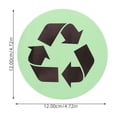 thumbnail image 2 of WEUVEB 1Jgo Etiquetas Adhesivas Impermeables Para Y Basura Con Para Metálicos, 2 of 8