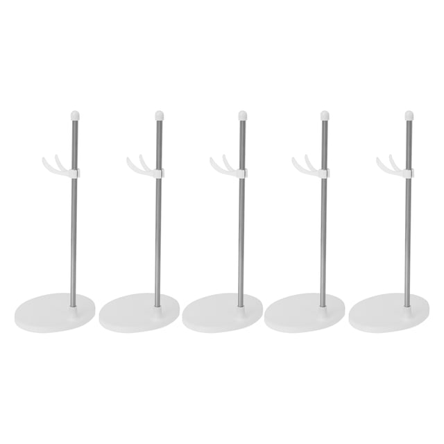 WHAMVOX 5pcs Doll Stands Display Holders For Doll Figures Brackets For Rooms And Creative Play