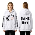 thumbnail image 7 of Football Shirts for Women Rugby Shirt Women Graphic Hoodie Oversized Hoodies for Women Long Sleeve V Neck Tops for Women Football Hoodies for Women Hoodies for Women Cute Hoodies, 7 of 7