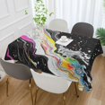 thumbnail image 2 of Yayeee Tablecloths 60" x 108" Rectangle Wrinkle Resistant Party Table Cover, Colorful White, 2 of 8