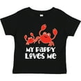 thumbnail image 3 of Inktastic My Pappy Loves Me Grandchild Beach Crab Boys Toddler T-Shirt, 3 of 5