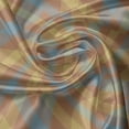 thumbnail image 5 of Ambesonne Brown Plaid Valance Pack of 2, Squares Overlapping, 54"X12", Blue Grey Pale Caramel, 5 of 5