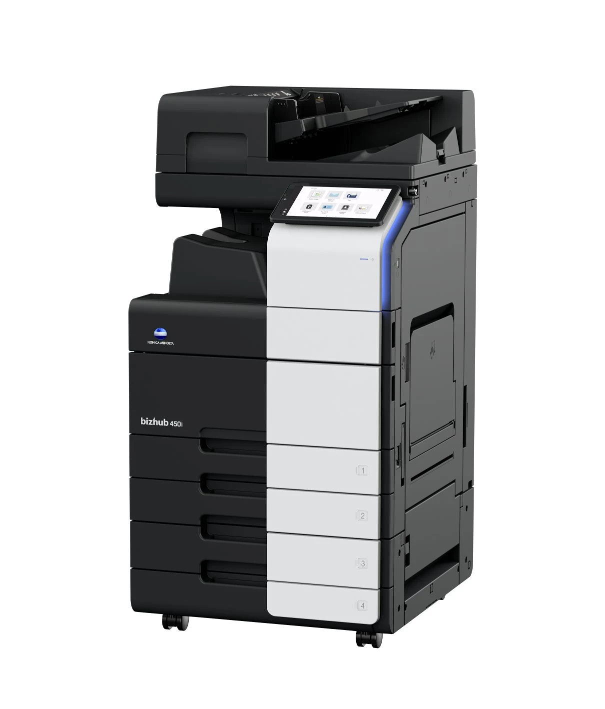 Konica Minolta bizhub C450i Color Multifunction Printer – 45 PPM, Copy/Print/Scan/Fax, Duplex, Network & USB Connectivity