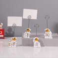 thumbnail image 2 of Astronaut Business Card Holder Reusable Fine Workmanship Restaurant Menu Stand Metal Holder Stand Desktop Card Holder, 2 of 5