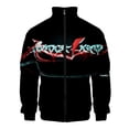 thumbnail image 3 of Chaqueta con estampado 3D de grafiti de colores a la moda para hombre, abrigo de hip hop para exteriores, chaquetas con cremallera de gran tamaño para la calle, ropa para niños, 3 of 5
