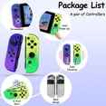 thumbnail image 3 of Controles Joy Stick Compatibles Con Nintendo Switch-púrpura y verde, 3 of 8